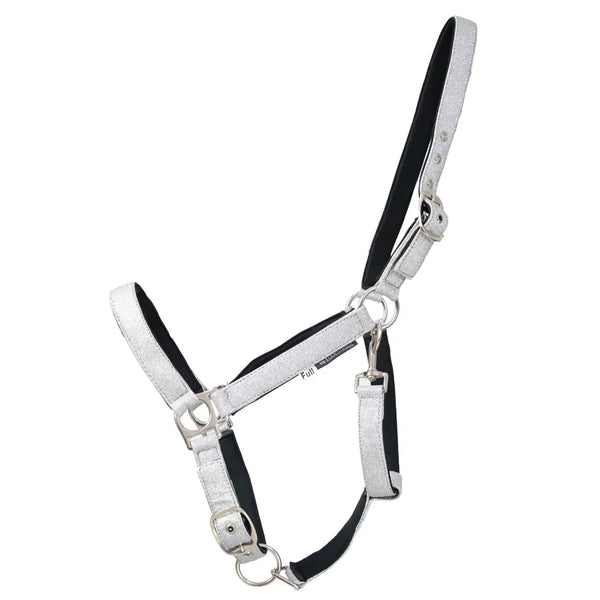 Hy Equestrian Glitzy Headcollar in Silver