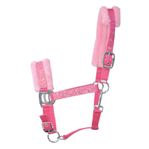 Hy Equestrian Dazzle Head Collar in Powder Pink