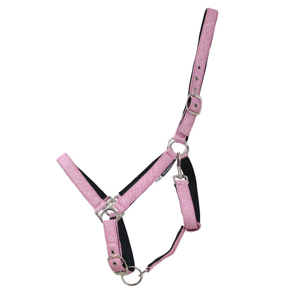 Hy Equestrian Glitzy Headcollar in Pink