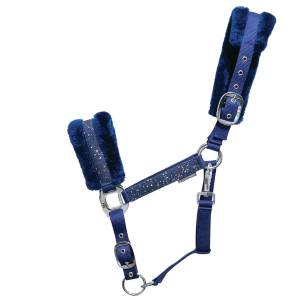 Hy Equestrian Dazzle Head Collar in Twilight Navy