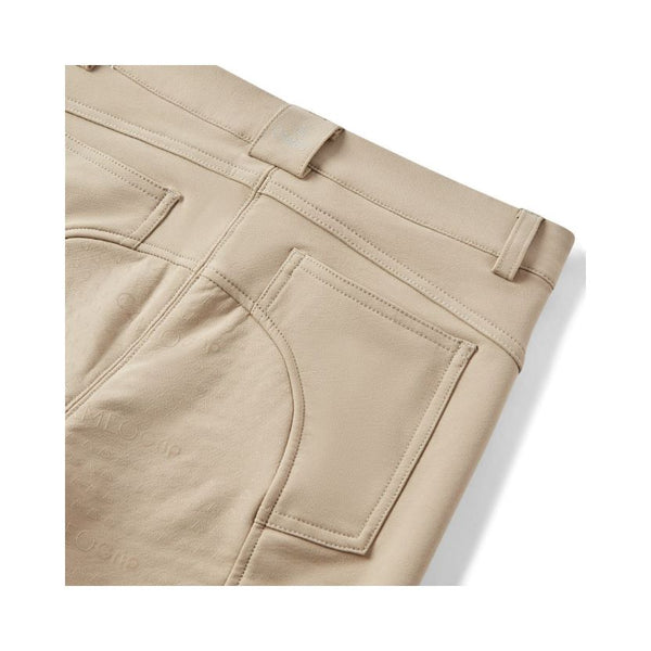 Close up of rear of Cameo Ladies Competition Breeches in Beige