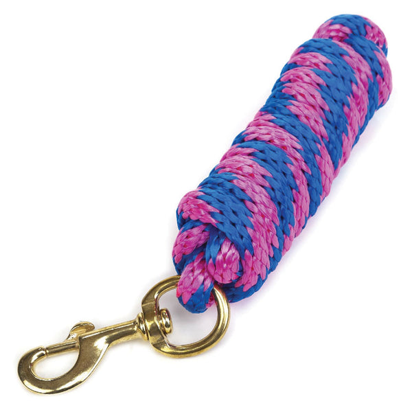 Hy Equestrian Pro Lead Rope in Raspberry and Blue