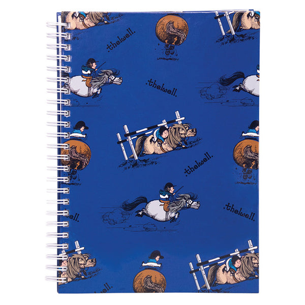 Hy Equestrian Thelwell Collection Notebook in cobalt blue
