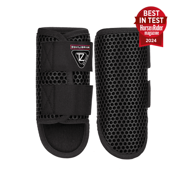 Equilibrium Tri-Zone Brushing Boots in black