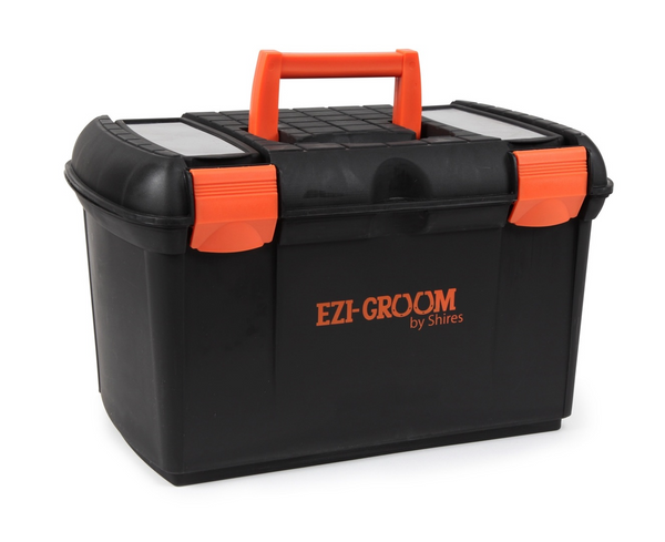 EZI-GROOM Two Tone Tack Box in Black