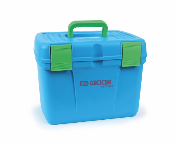 EZI-GROOM Deluxe Grooming Box in Bright Blue