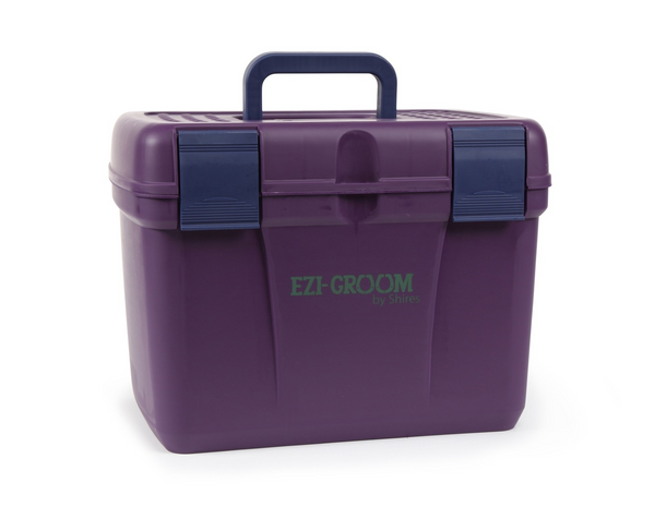 EZI-GROOM Deluxe Grooming Box in Plum