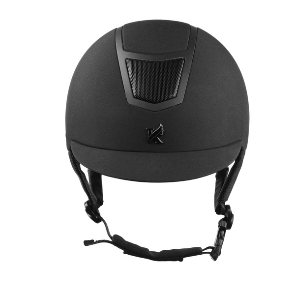 Front view of Karben Elena Riding Hat in Black