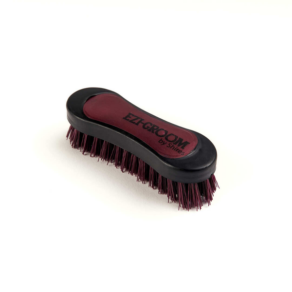 Ezi-Groom Grip Hoof Brush in Burgundy