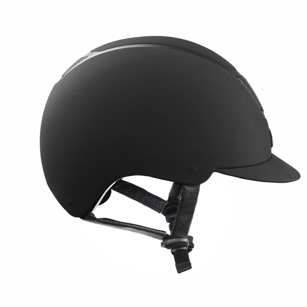 Side view of Karben Elena Riding Hat in Black