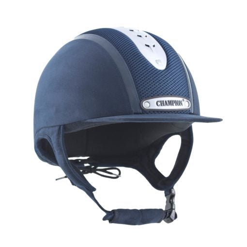 Champion Evolution Puissance Riding Hat in Navy