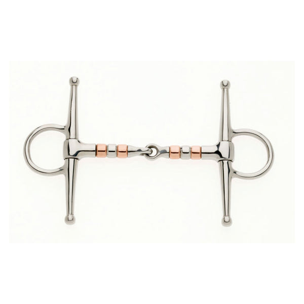 Copper Roller Full Cheek Jointed Snaffle