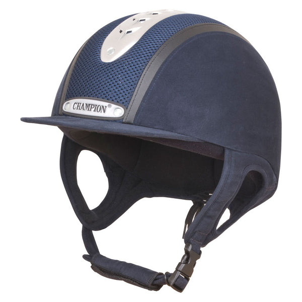Champion Evolution Puissance Riding Hat in Navy