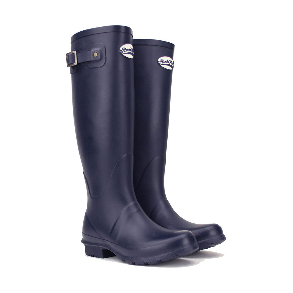 Side view of Rockfish Women's Tall Standard Matt Wellington Our Navy