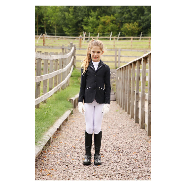 Child wearing Hy Equestrian Cadiz Mizs Show Jacket