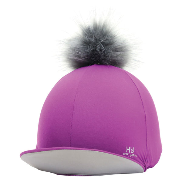 Hy Sport Active Hat Silk with Interchangeable Pom Pom