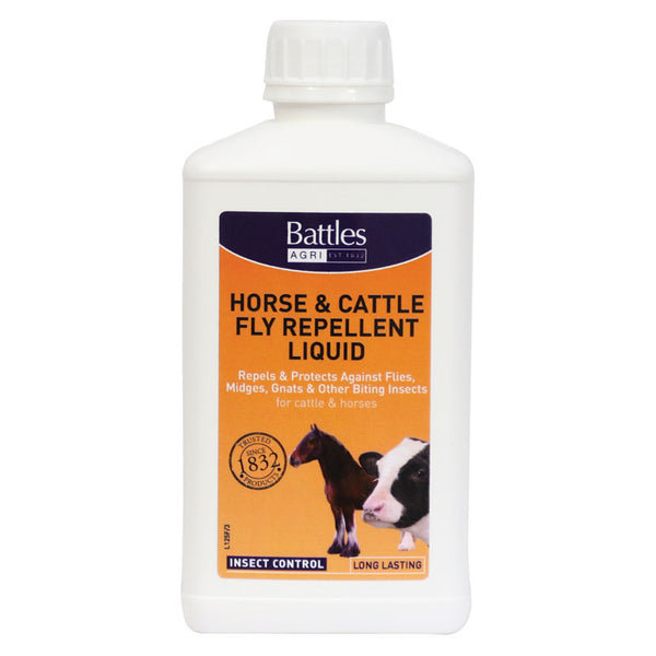 Battles Horse & Cattle Fly Repellent Liquid 500ml