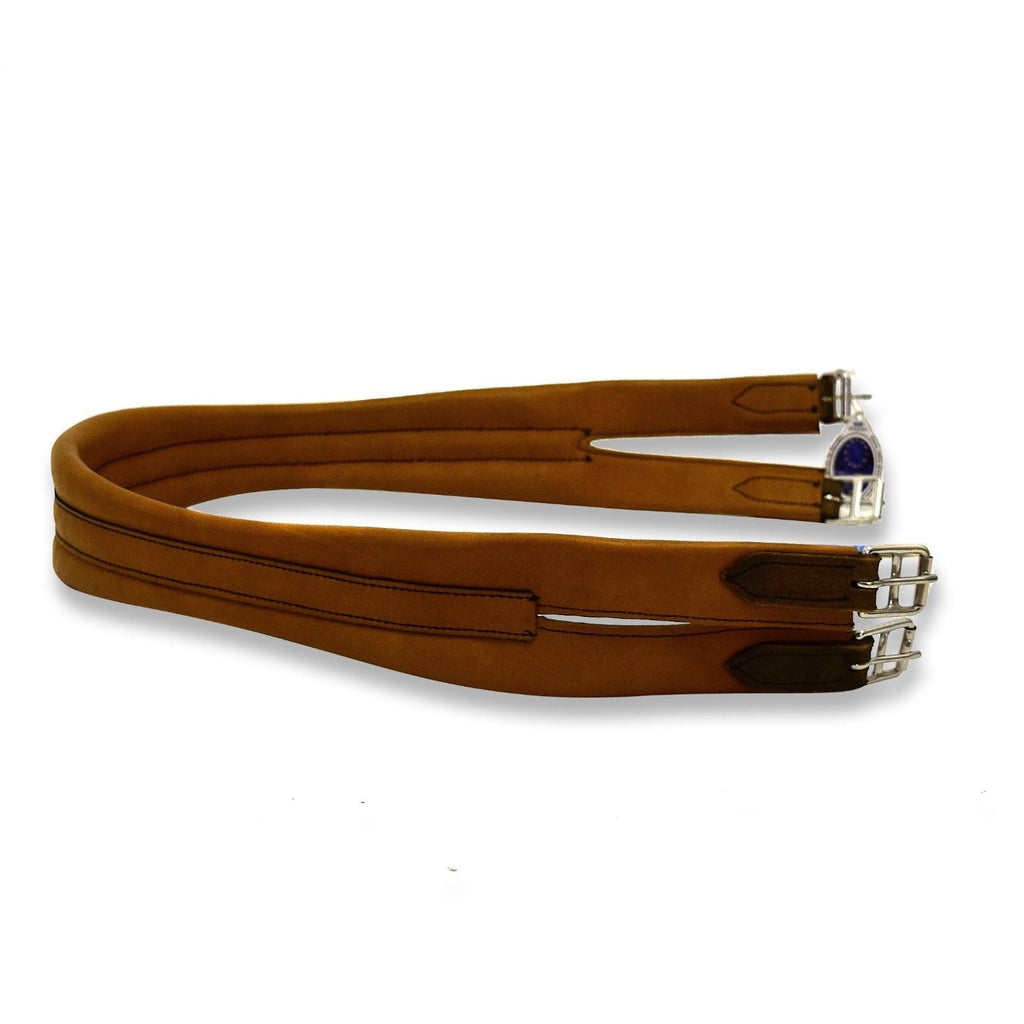 Stubben Brown Leather Padded Girth