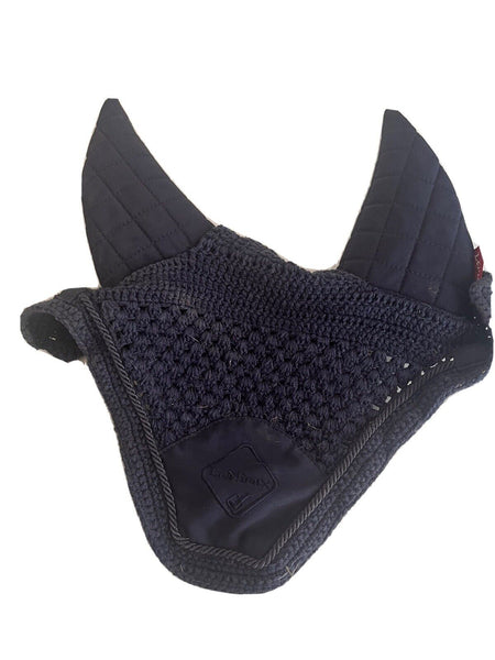 LeMieux Acoustic Ears / Fly Hood - Medium, Black